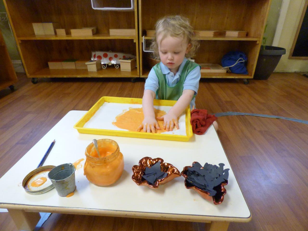 Children having fun in Fall