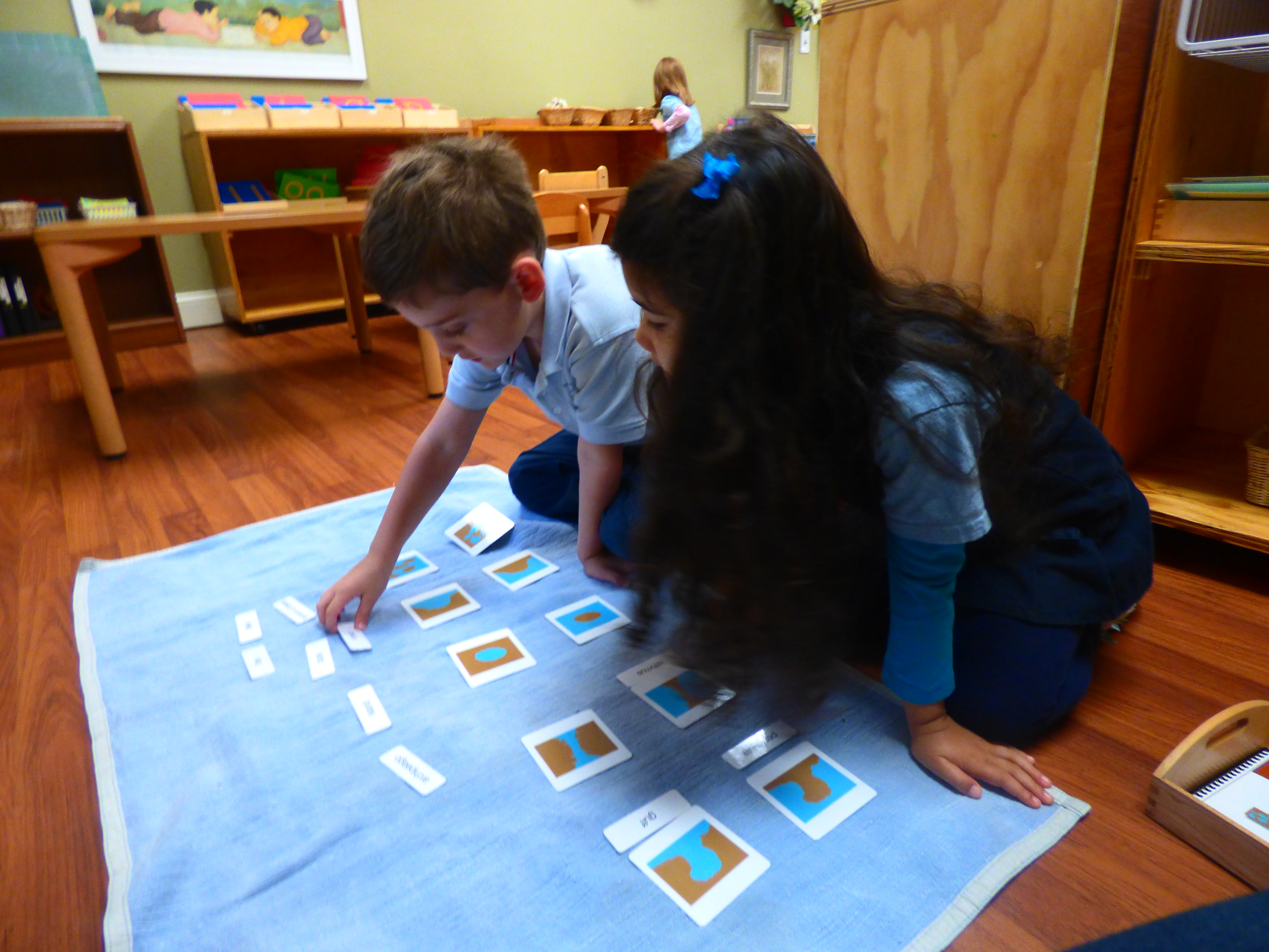 Children learning and having fun