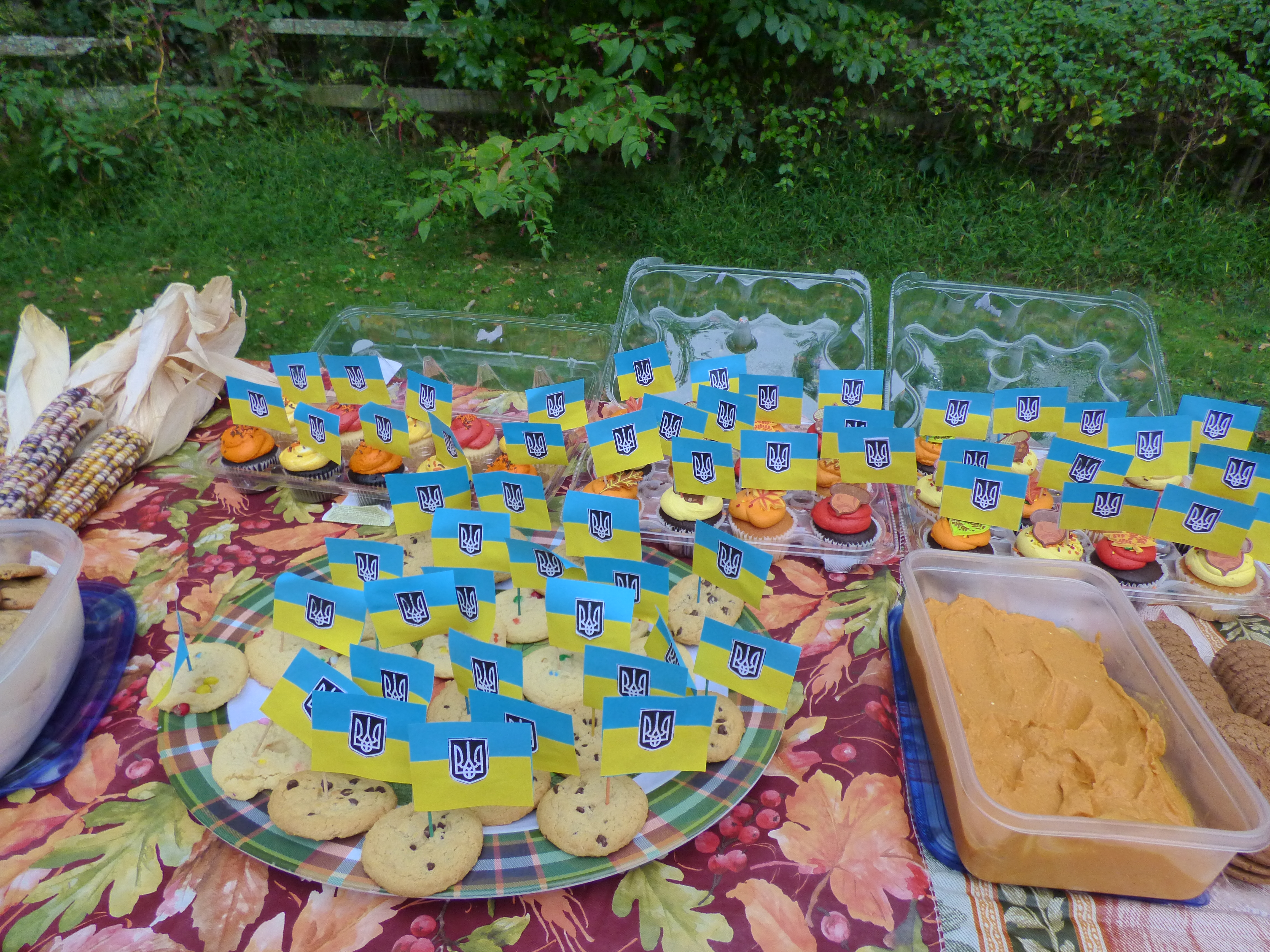 Ukrainian Harvest with the kids